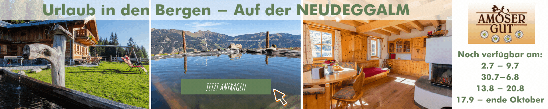 Urlaub in den Bergen - Neudeggalm